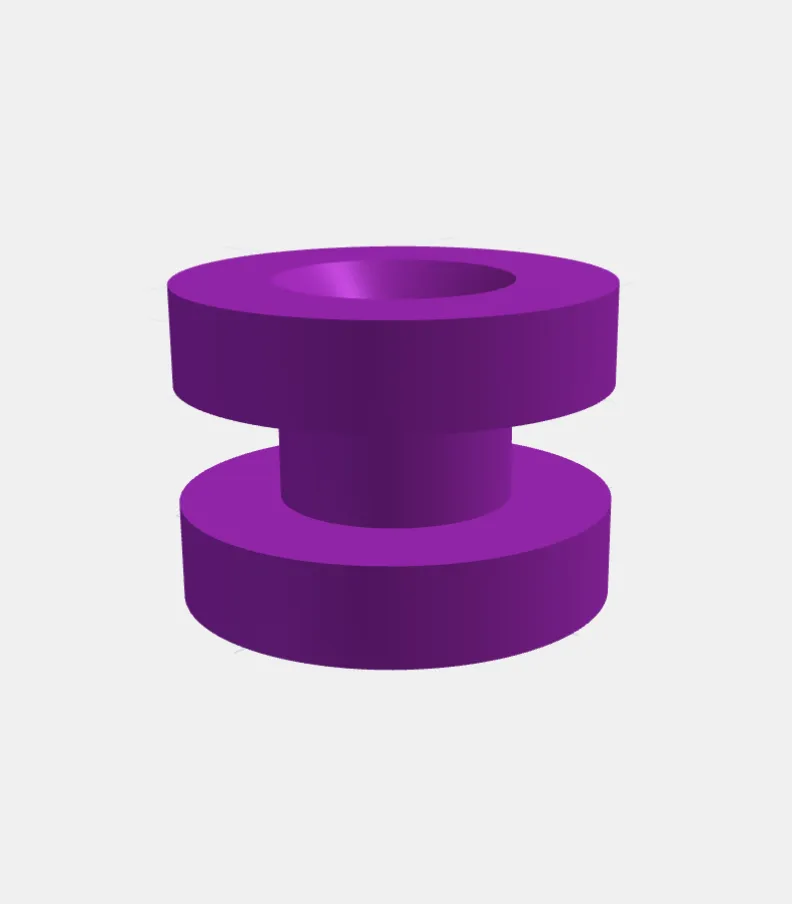 3D printable rail button