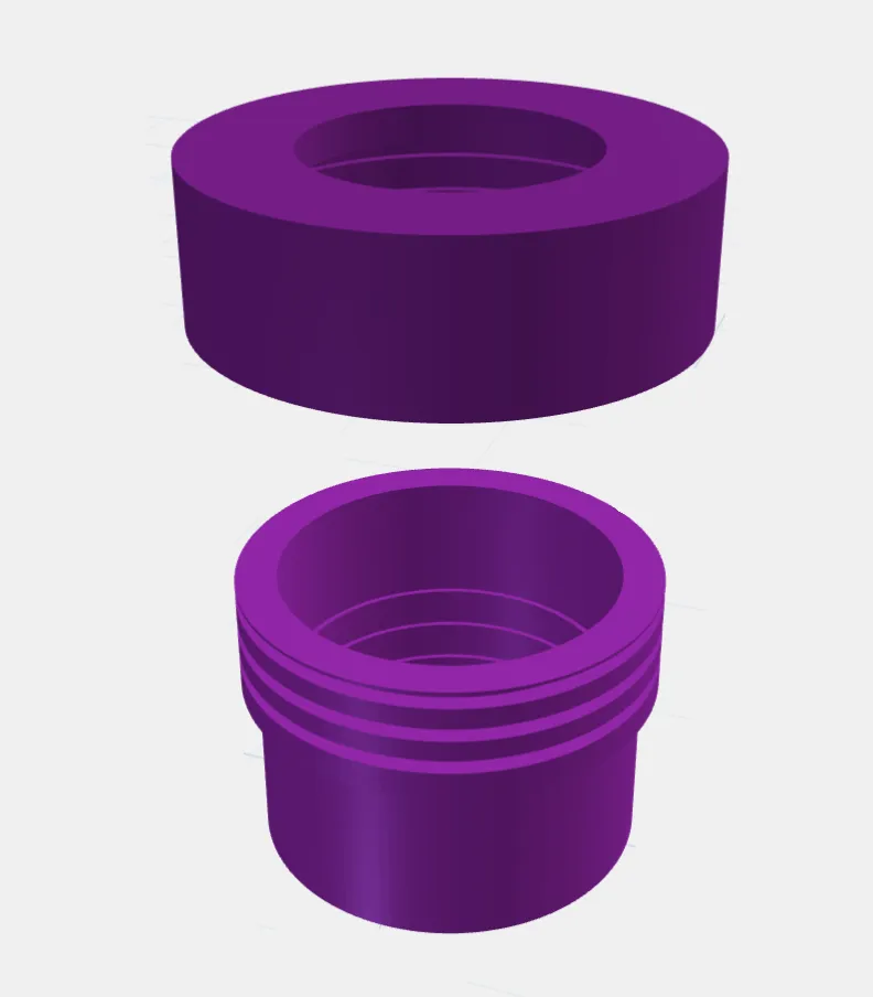 3D printable motor retainer